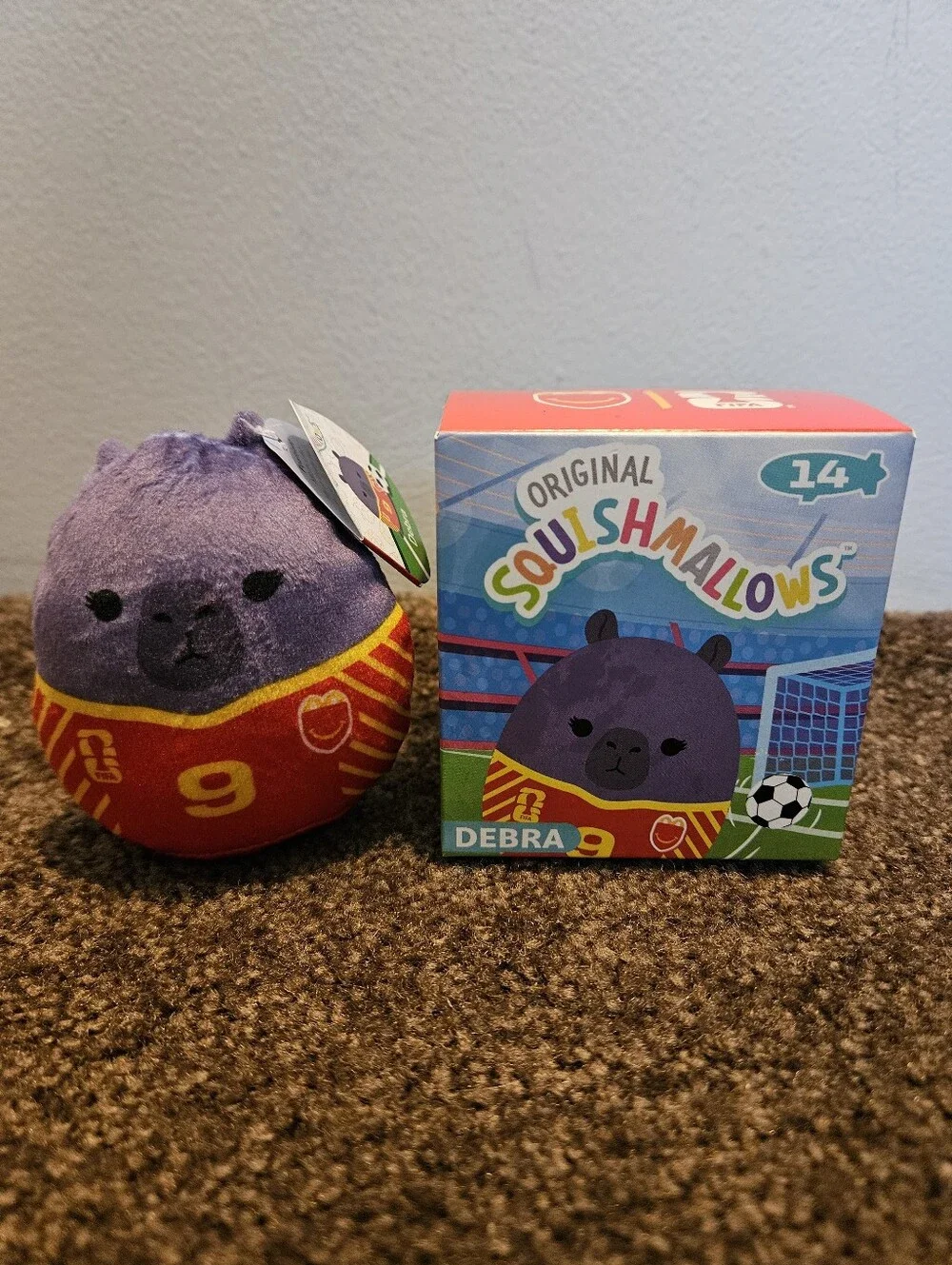 Squishmallows Debra the Capybara 2026 FIFA World Cup McDonald's Happy Meal Toy
